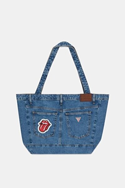 GJ DENIM MAVİ KADIN TOTE ÇANTA
