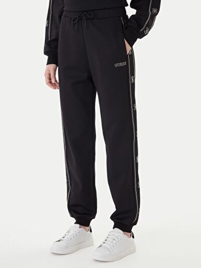 SİYAH LOGOLU KADIN EŞOFMAN