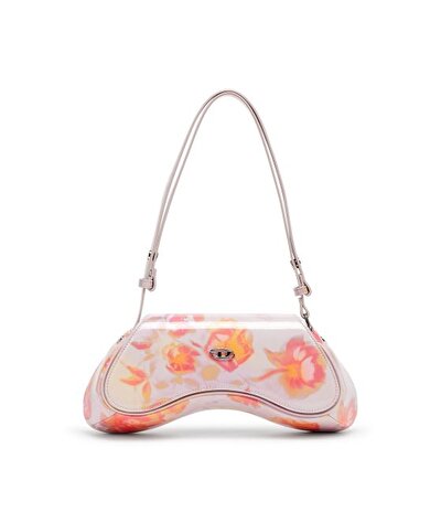 PEMBE KADIN PLAY CROSSBODY SHOULDER DESENLİ OMUZ ÇANTASI 