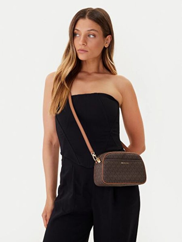 MICHAEL KORS Kahverengi KADIN JET SET KAHVE ÇAPRAZ ÇANTA