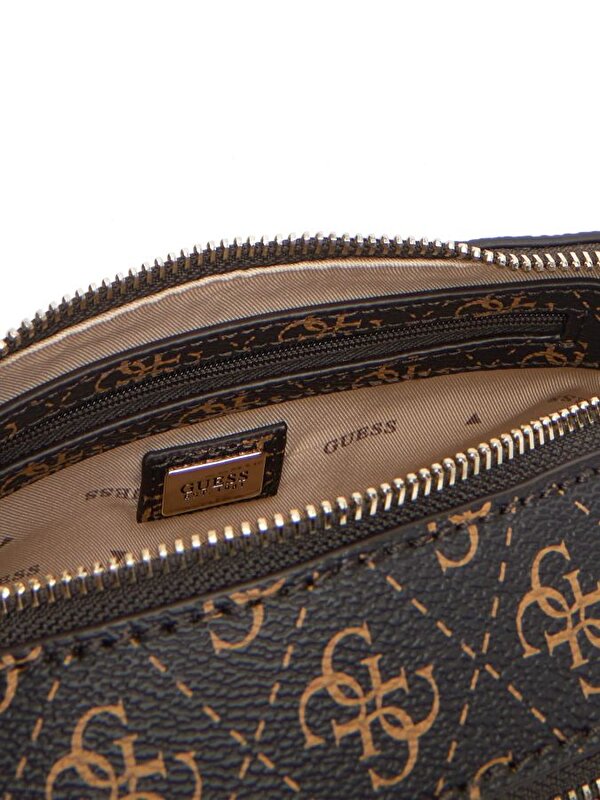 GUESS Kahverengi KADIN NOELLE KOYU KAHVE ÇAPRAZ ÇANTA 190231962465