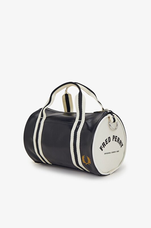 FRED PERRY Siyah KADIN CLASSIC MINI BARREL BAG SİYAH ÇAPRAZ ÇANTA