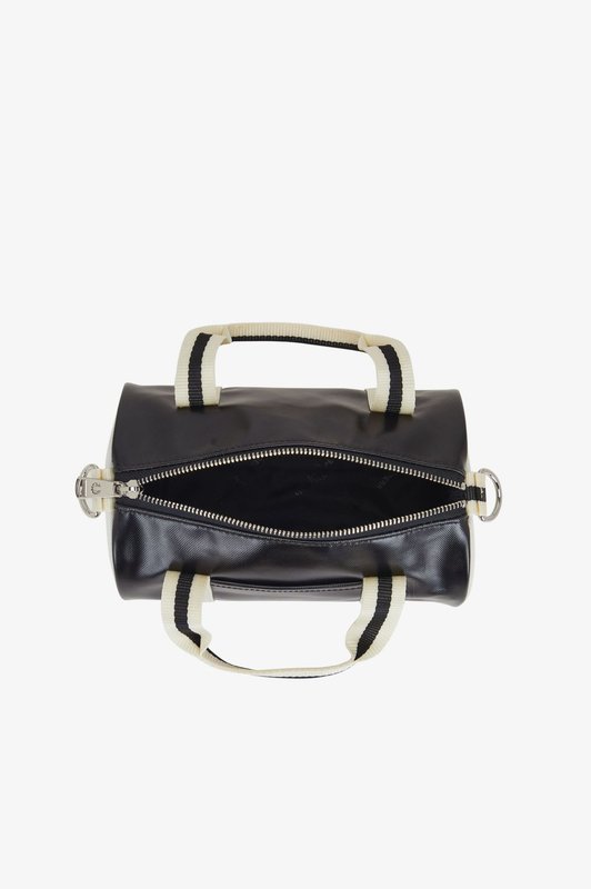 FRED PERRY Siyah KADIN CLASSIC MINI BARREL BAG SİYAH ÇAPRAZ ÇANTA