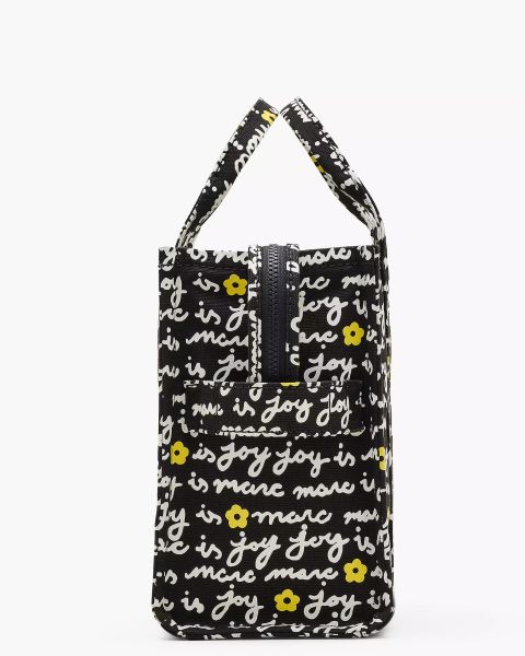 MARC JACOBS Siyah KADIN BORSA A MANO SİYAH DESENLİ OMUZ ÇANTASI