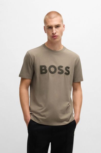BOSS Bej ERKEK T-SHIRT 4063544836647 | JeansLab