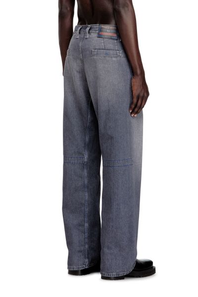 DIESEL Mavi ERKEK D-ZETA MAVİ RELAXED JEAN PANTOLON 8051209593635