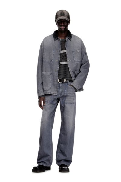 DIESEL Mavi ERKEK D-ZETA MAVİ RELAXED JEAN PANTOLON 8051209593635