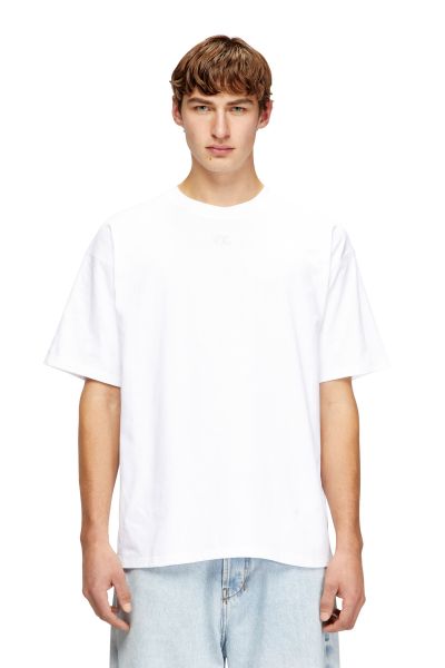 DIESEL Beyaz ERKEK BEYAZ T-SHIRT 8051209567094 | JeansLab