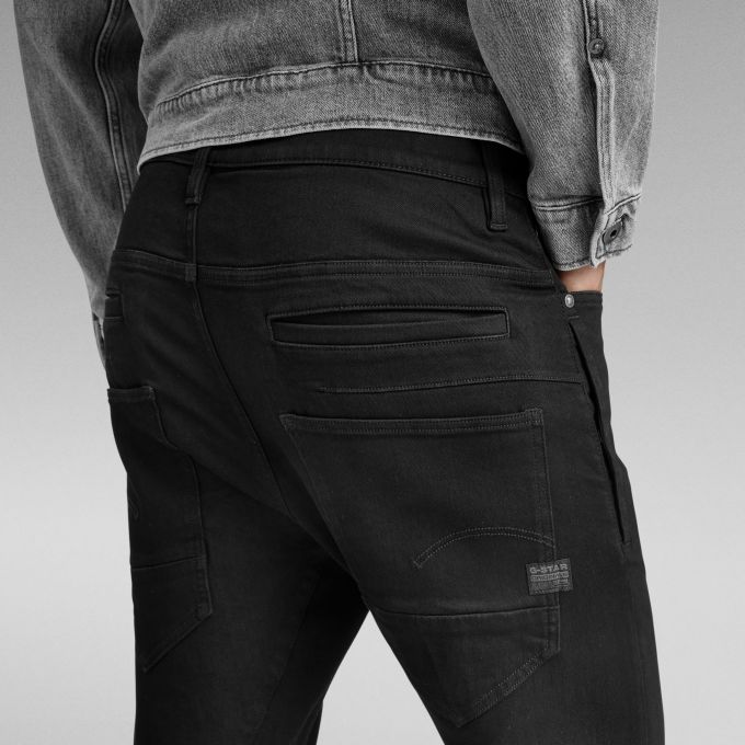 G-STAR RAW Siyah ERKEK D-Staq 3D SİYAH SLIM JEAN PANTOLON