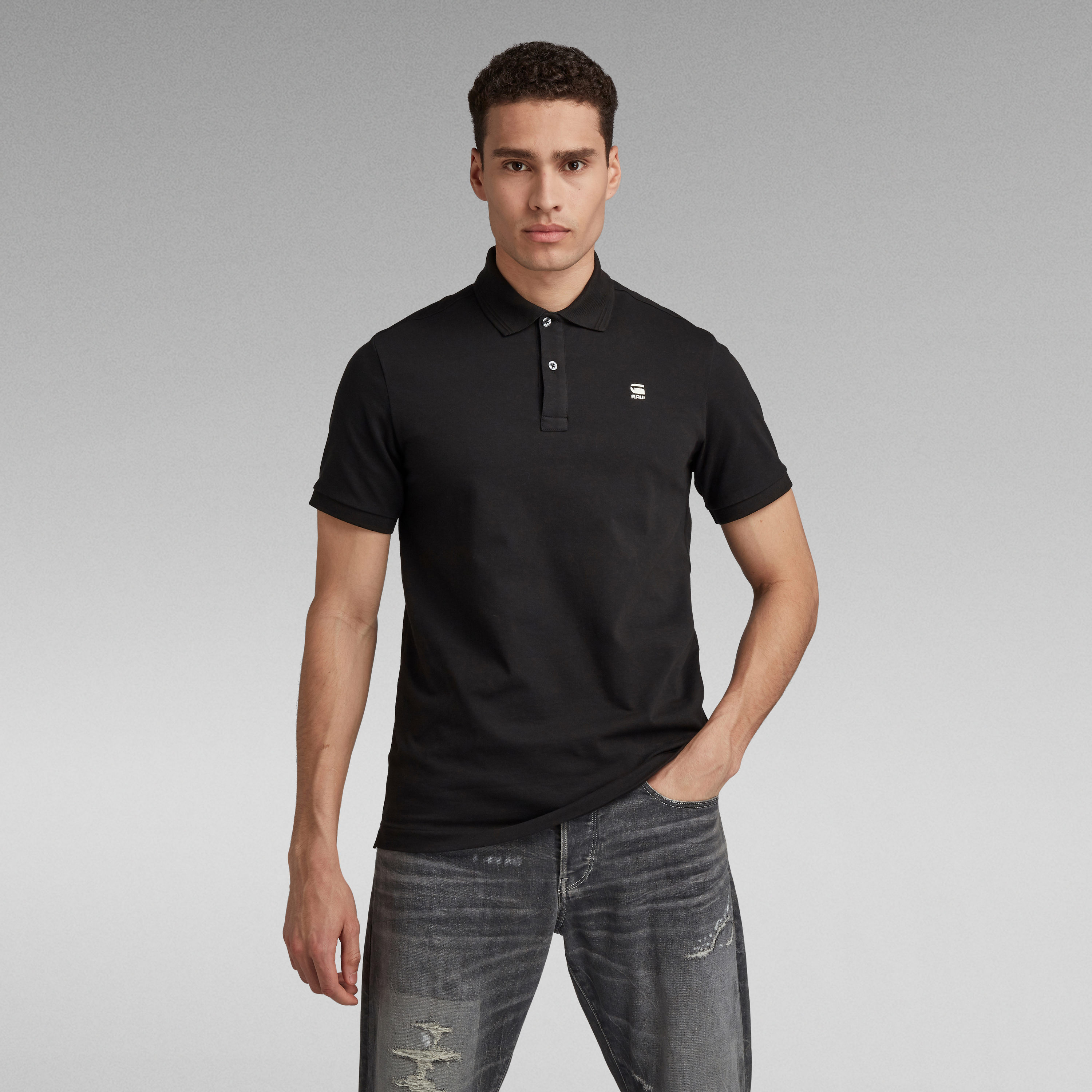 G-STAR RAW Siyah ERKEK POLO 8719764638658 | JeansLab