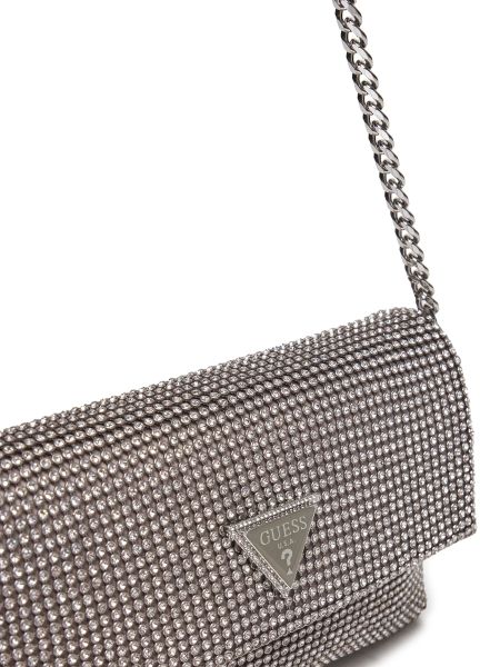 GUESS Gri KADIN ZALINA FLAP CLUTCH 7625408616207 | JeansLab