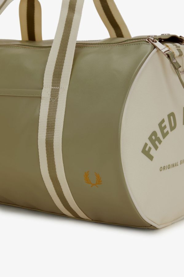 FRED PERRY Yeşil ERKEK CLASSIC BARREL BAG 5063460014845 | JeansLab
