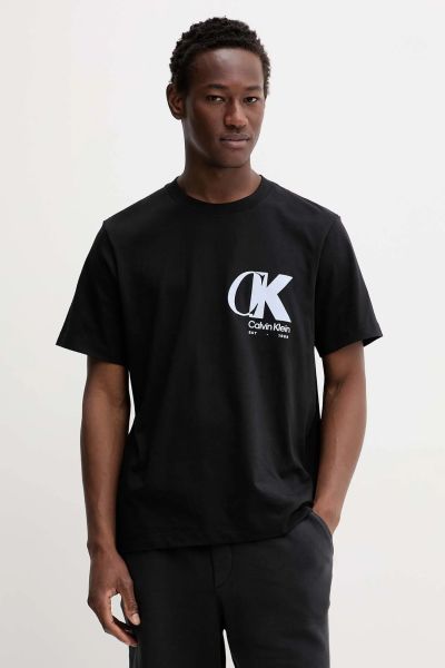 トップス   Jeans / CKJ LOGO PRINT Calvin Klein Siyah ERKEK T-SHIRT 8721187424299 | JeansLab